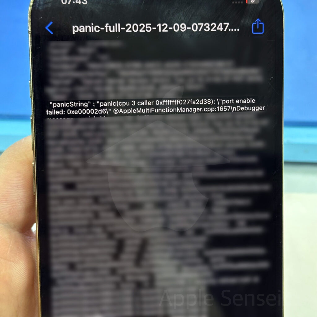 panic-full "port enable failed"